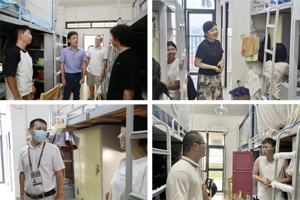 bw必威西汉姆联官网成立慰问小组遍访新生宿舍